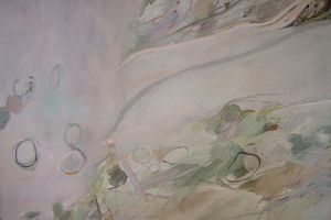 Blasen 130 x 170 cm Oel auf Nessel 1998 Blasen, 130 x 170 cm, Oel auf Nessel 1998