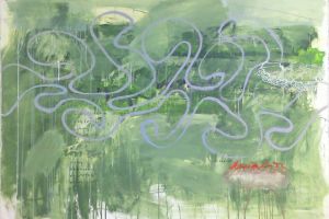 Deviation 103 x 140 cm Oel auf Hartfaser 2014 Deviation, 103 x 140 cm, Oel auf Hartfaser, 2014