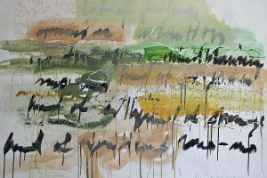 kind of ... 103 x 140 cm Oel auf Hartfaser 2014 kind of ..., 103 x 140 cm, Oel auf Hartfaser, 2014
