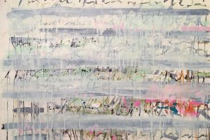 stripes without stars, 70 x 100 cm, Mischtechnik auf Papier 2016