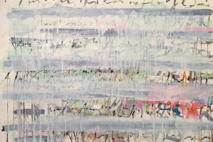 stripes without stars 70 x 100 cm mixed media on paper 2016