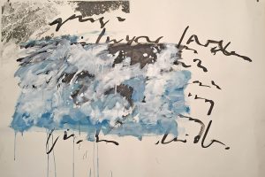 landscape studies II, 70 x 100 cm, Mischtechnik auf Papier 2017