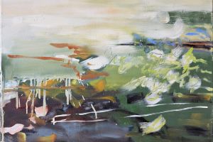 Regenfeld 45 x 60 cm Oel auf Nessel 2017 Regenfeld 45 x 60 cm Oel auf Nessel 2017