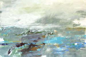 melancholische Träumerei, 120 x 150 cm, Oel auf Nessel, 2018
